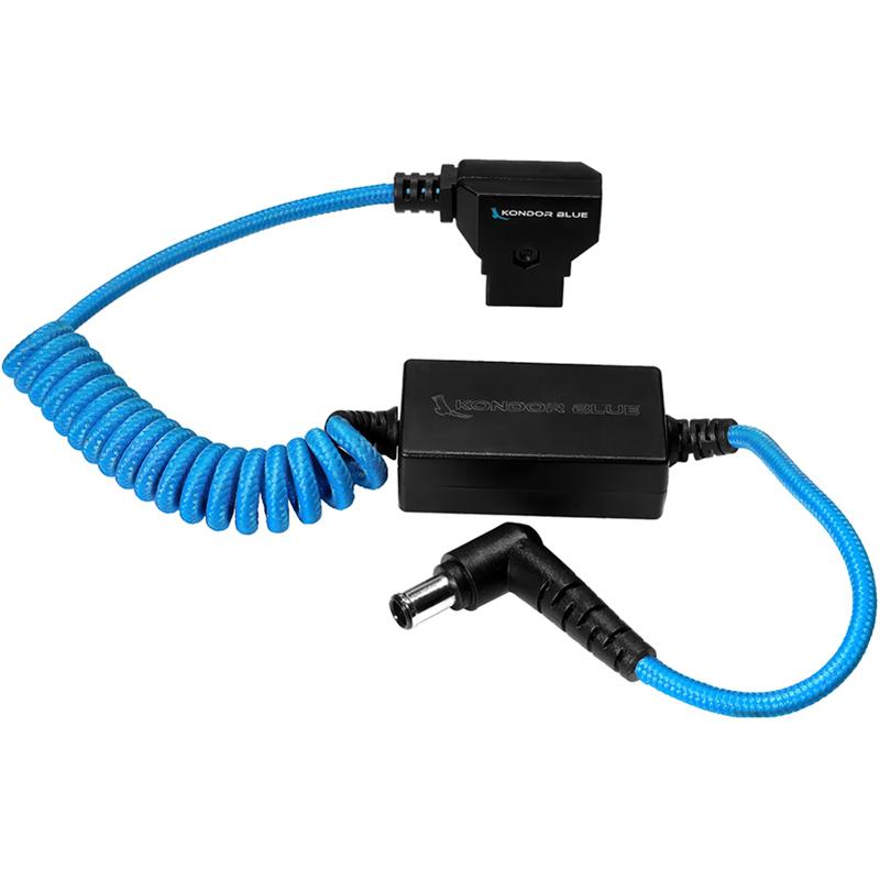 Kondor Blue Coiled D-Tap to 19.5V Regulated DC for Sony FX9/FX6